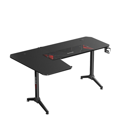 Gamax HY-L Gaming Table (L-Shaped) 160*100*75cm with Mousepad - Left