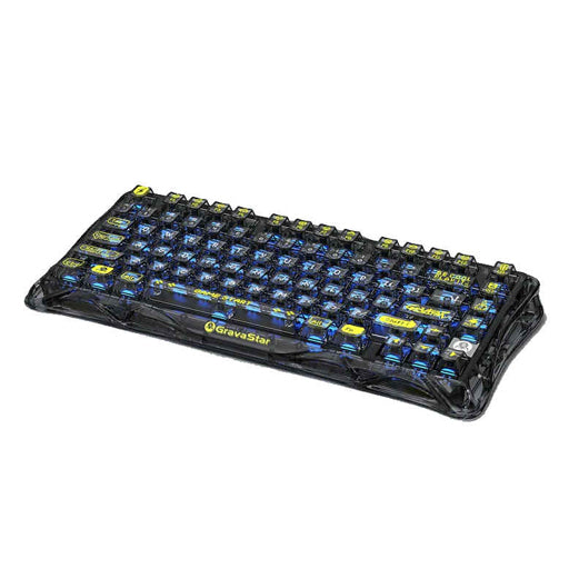 GravaStar Mercury K1 Lite 75% Wireless Mechanical Gaming Keyboard - Transparent Black