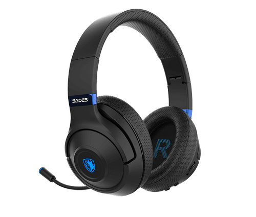 SADES WHISPER WIRELESS-BL HEADSET(SA-205) Black & Pink