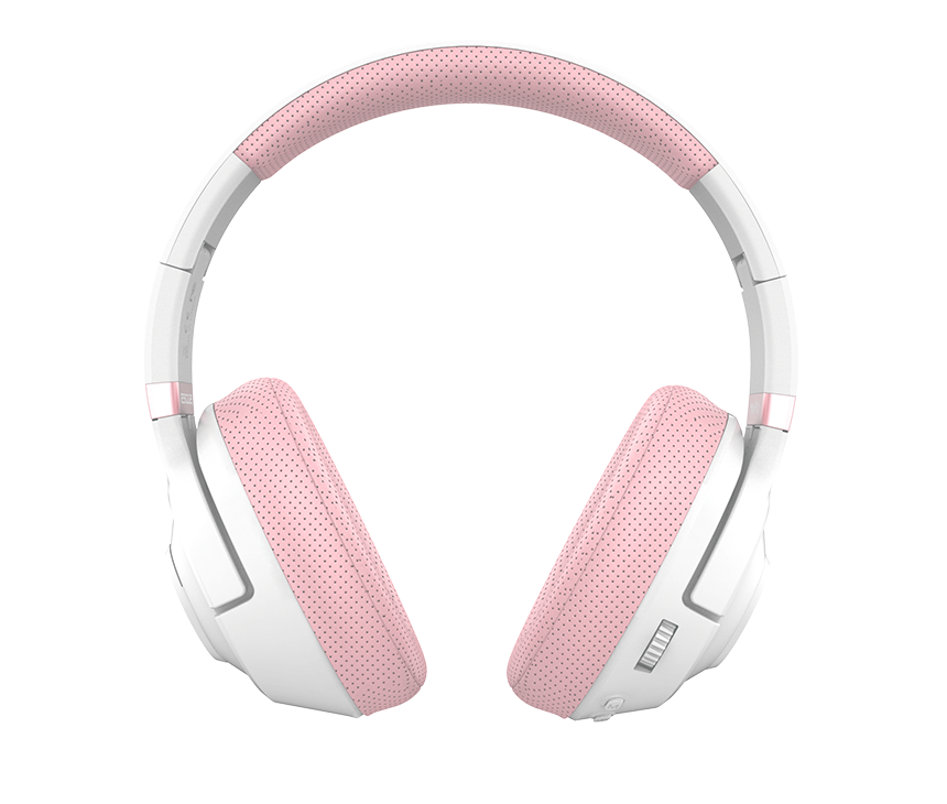 SADES WHISPER WIRELESS-BL HEADSET(SA-205) Black & Pink