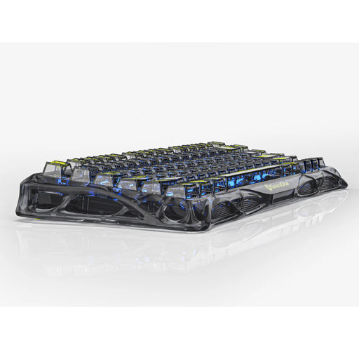 GravaStar Mercury K1 Lite 75% Wireless Mechanical Gaming Keyboard - Transparent Black
