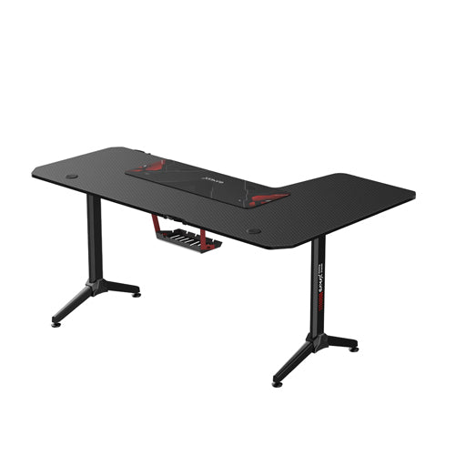 Gamax HY-L Gaming Table (L-Shaped) 160*100*75cm with Mousepad - Left