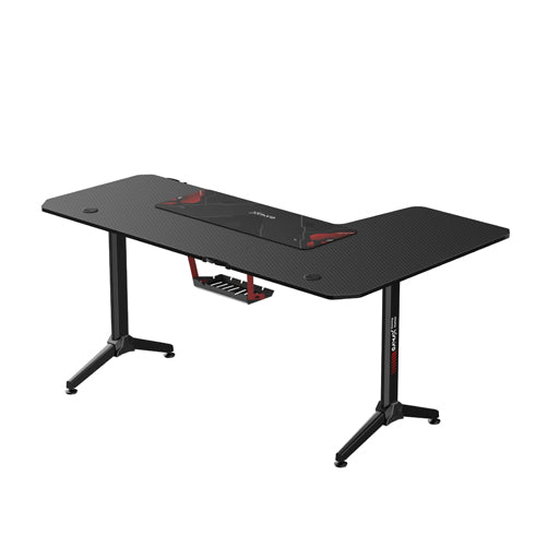 Gamax HY-L Gaming Table (L-Shaped) 160*100*75cm with Mousepad - Left