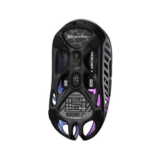 GravaStar Mercury X Pro Wireless Gaming Mouse - Interstellar Silver