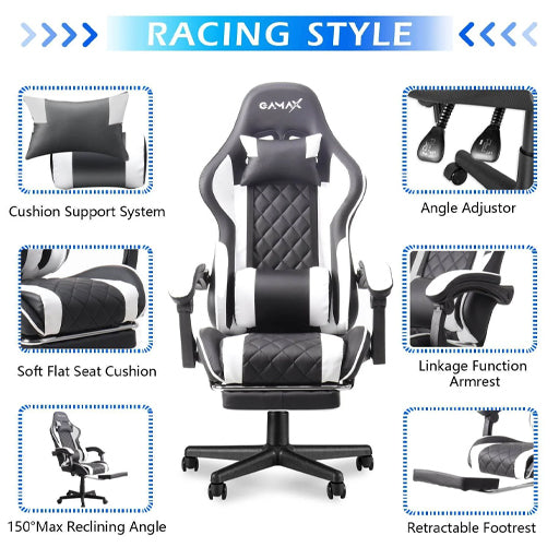 Gamax Gaming Chair Model 1-LT001L