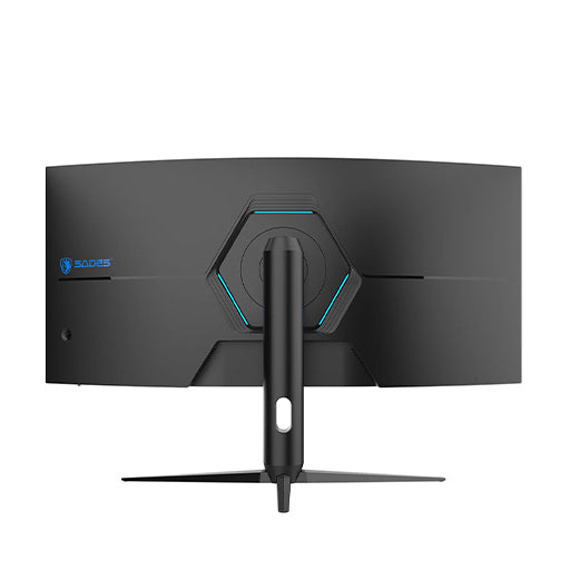 SADES GL-Shark SA-C01Q34, 34" QHD, 180Hz, 0.5ms, HDMI 2.1 Curved Gaming Monitor - Black