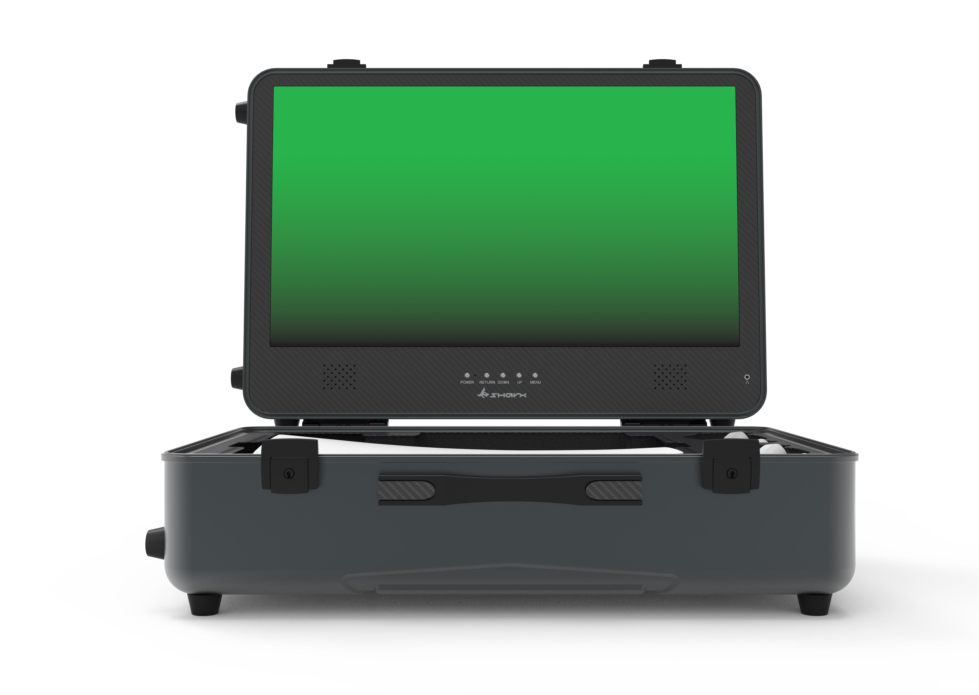 SHARX QUEST (PQ-24Q165I) – Portable gaming suitcase, Featuring a 24”,  QHD, IPS, 165H