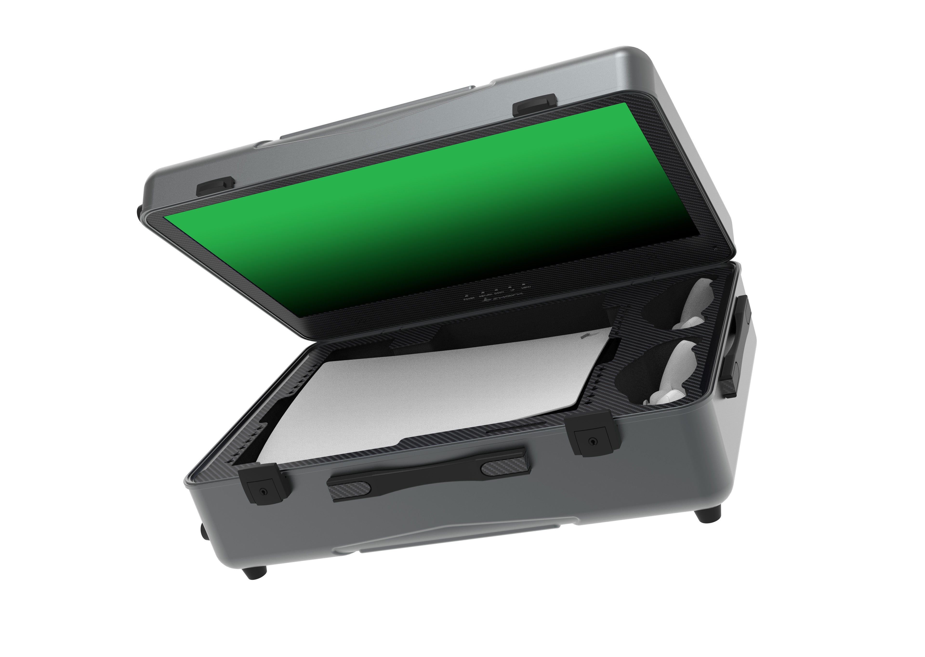 SHARX QUEST (PQ-24Q165I) – Portable gaming suitcase, Featuring a 24”,  QHD, IPS, 165H