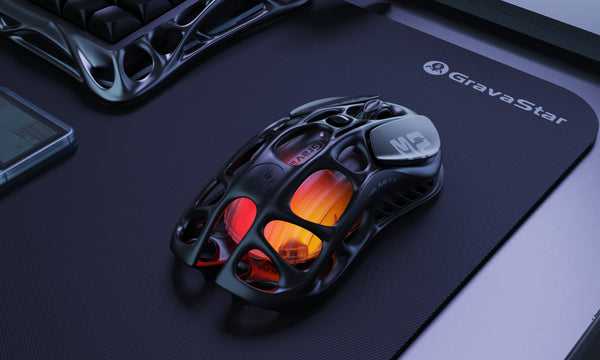 GravaStar Mercury M2 Wireless Gaming Mouse - Stealth Black