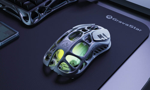 GravaStar Mercury M1 Pro Wireless Gaming Mouse - Gunmetal gray