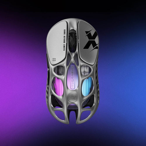 GravaStar Mercury X Wireless Gaming Mouse - Interstellar Silver
