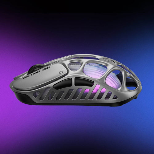 GravaStar Mercury X Wireless Gaming Mouse - Interstellar Silver