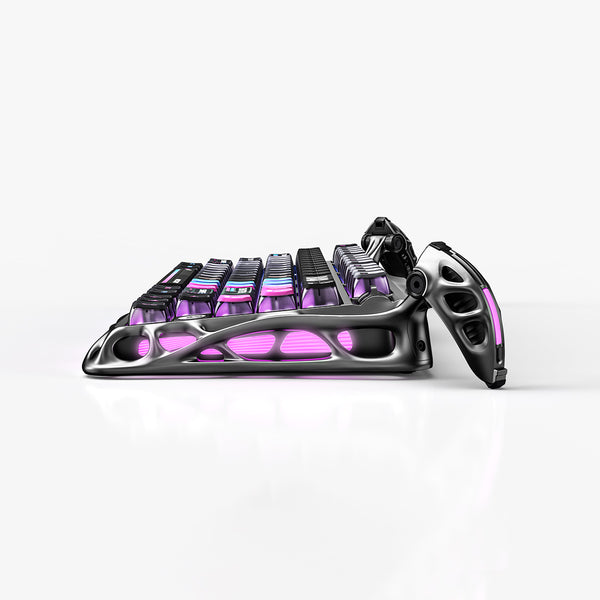 GravaStar Mercury K1 Pro 75% Wireless Mechanical Gaming Keyboard_Special Edition Cyberpunk