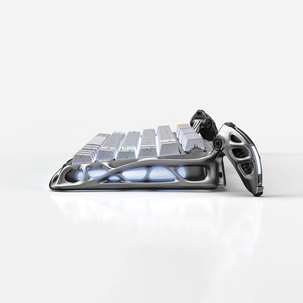 Gravatar Mercury K1 Pro 75% Wireless Mechanical Gaming Keyboard Concrete Gray