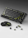 GravaStar Mercury K1 Lite 75% Wireless Mechanical Gaming Keyboard - Transparent Black