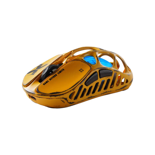 GravaStar Mercury X Wireless Gaming Mouse Special Edition - Battle Worn Yellow