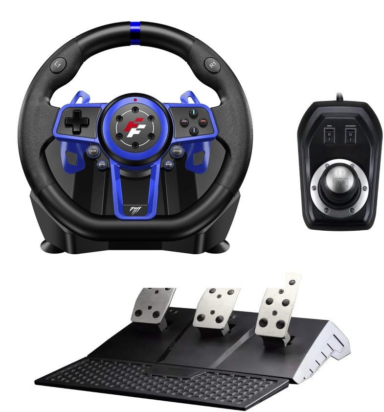 GAMAX Sporty Gaming Racing Seat – Red & Black + Flashfire  Suzuka Wheel