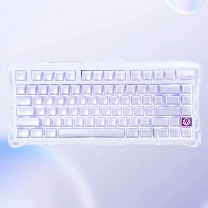 GravaStar Mercury K1 75% Wireless Mechanical Gaming Keyboard Special Edition - Lavender Purple
