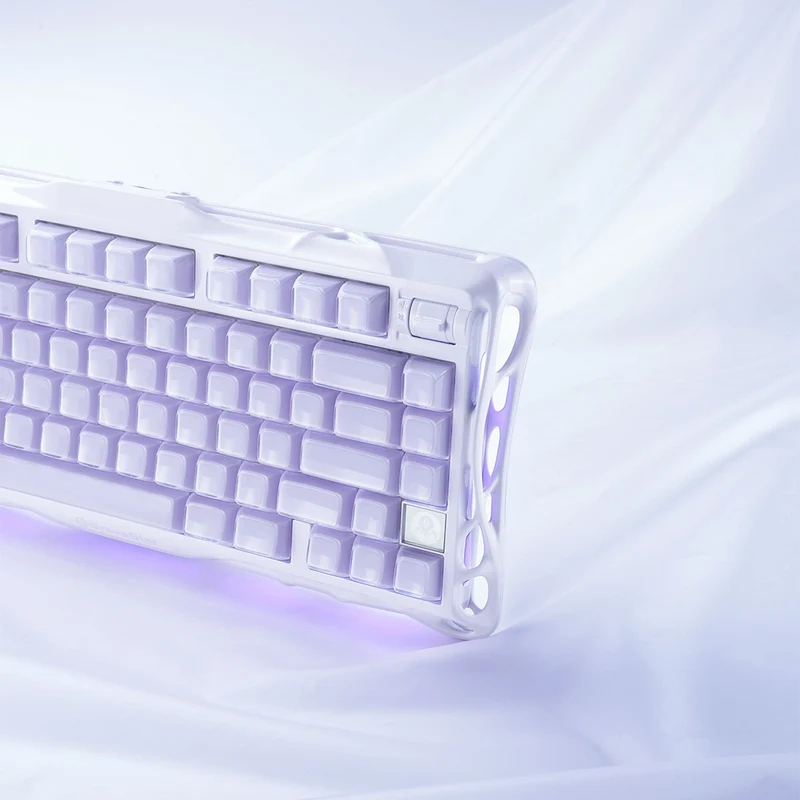 GravaStar Mercury K1 75% Wireless Mechanical Gaming Keyboard Special Edition - Lavender Purple