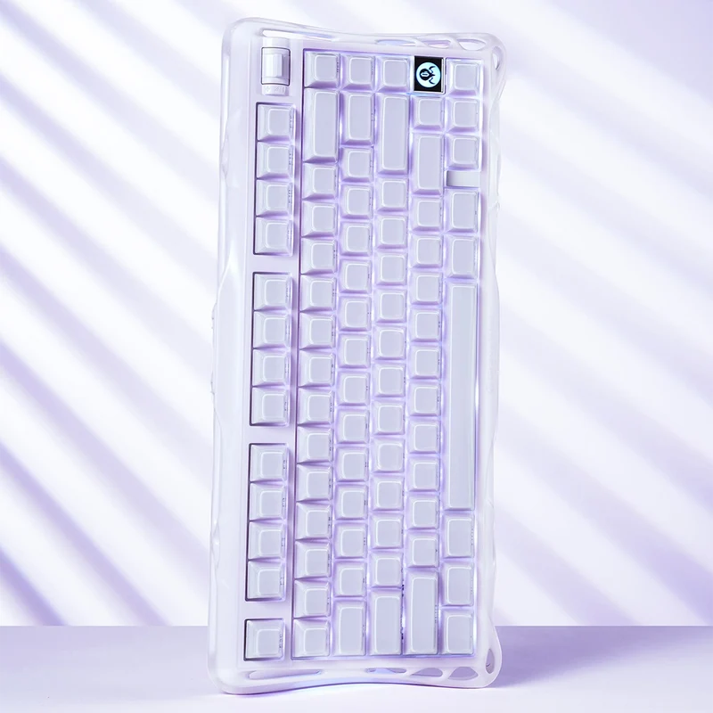 GravaStar Mercury K1 75% Wireless Mechanical Gaming Keyboard Special Edition - Lavender Purple