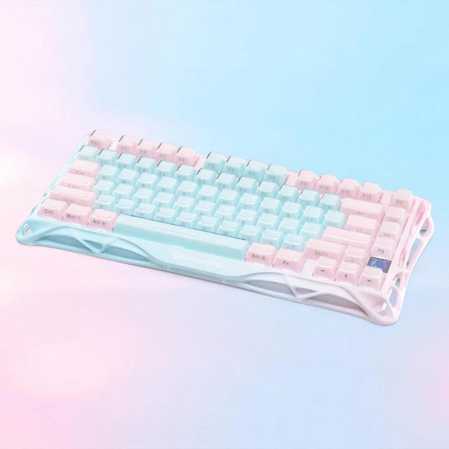 GravaStar Mercury K1 LITE 75% Wireless Mechanical Gaming Keyboard - Aurora Mist