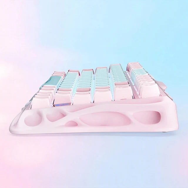 GravaStar Mercury K1 LITE 75% Wireless Mechanical Gaming Keyboard - Aurora Mist