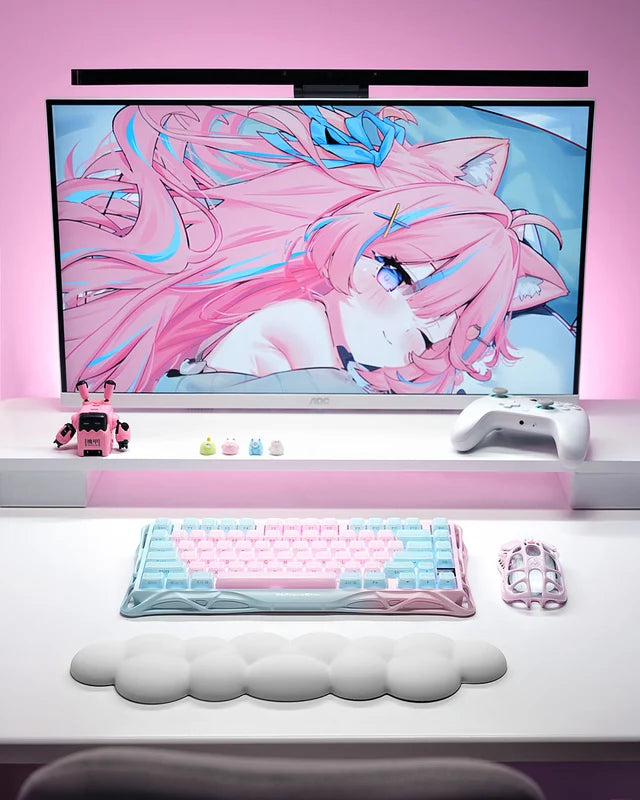 GravaStar Mercury K1 LITE 75% Wireless Mechanical Gaming Keyboard - Lumen Rose