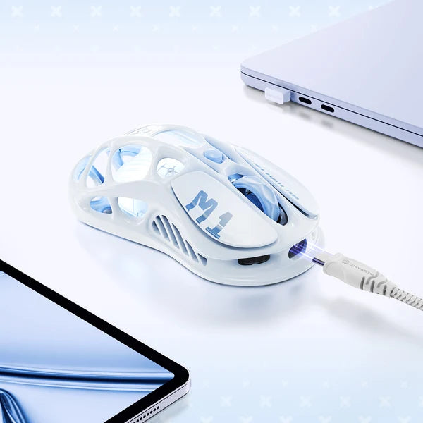 GravaStar Mercury M1 Pro Wireless Gaming Mouse - Ice Blue