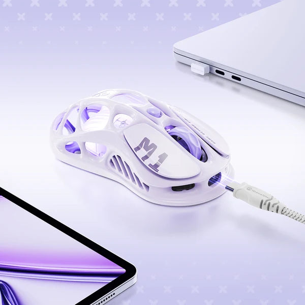 GravaStar Mercury M1 Pro Wireless Gaming Mouse - Lavender Purple