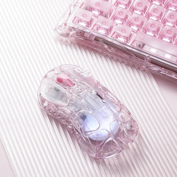 GravaStar Mercury M2 Wireless Gaming Mouse - Crystal Rose