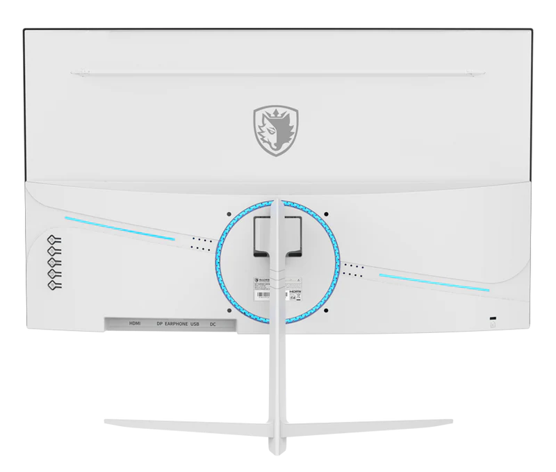 Sades NC-Pelagia SC-CJ04F24W, 24" FHD 1920x1080, 200Hz, 0.5ms, HDMI 2.1, VA, Curved Gaming Monitor - White