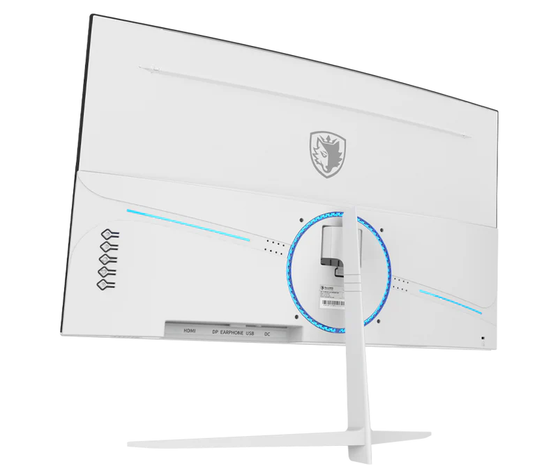 Sades NC-Pelagia SC-CJ04F24W, 24" FHD 1920x1080, 200Hz, 0.5ms, HDMI 2.1, VA, Curved Gaming Monitor - White