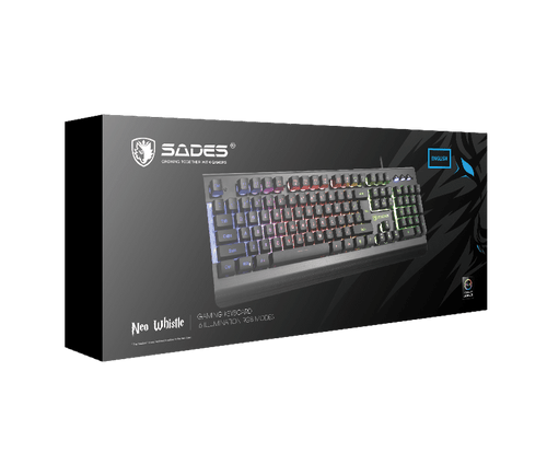 Sades Gaming Keyboard Neo Whistle RGB-SA-KB105
