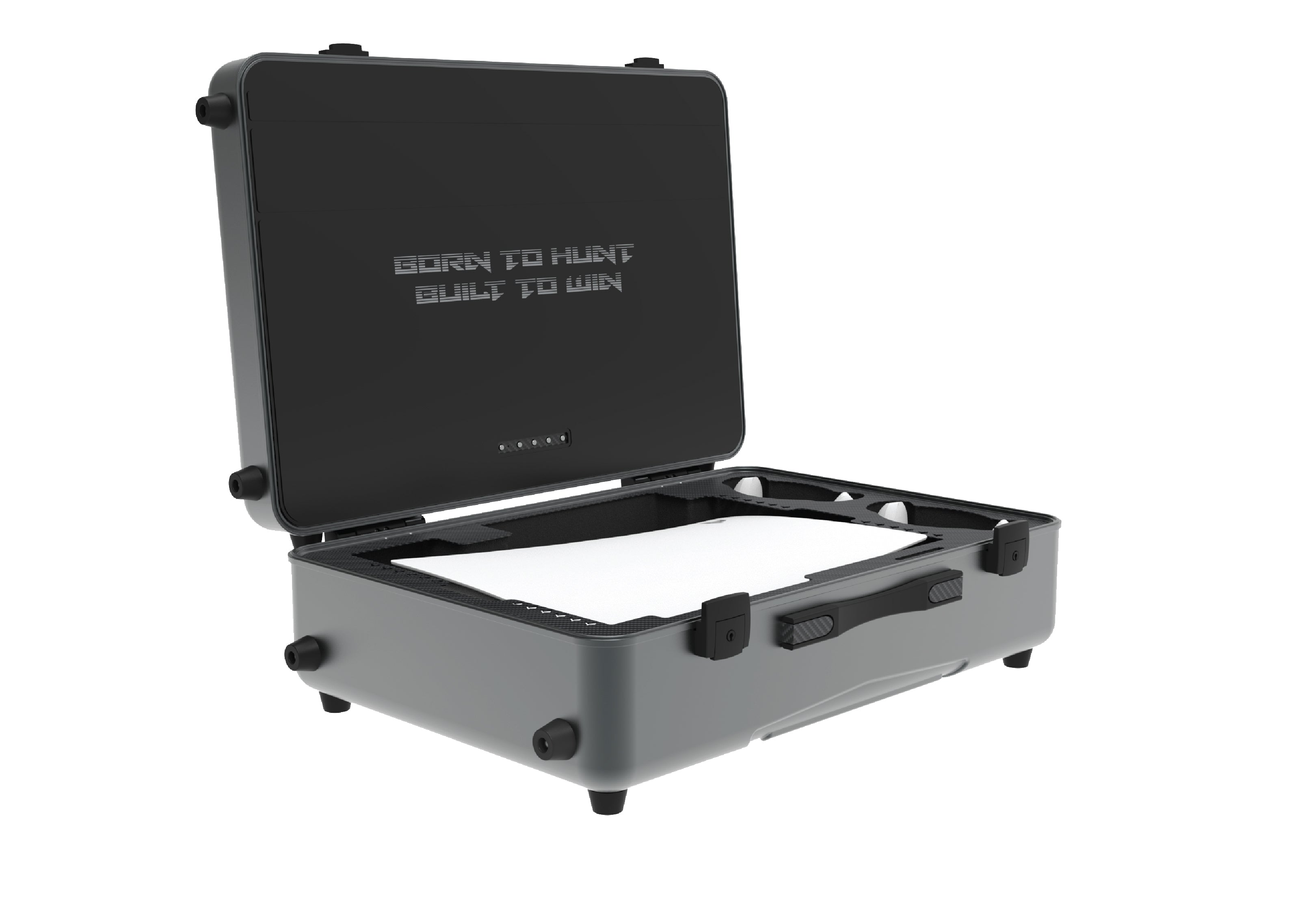 SHARX QUEST (PQ-24Q165I) – Portable gaming suitcase, Featuring a 24”,  QHD, IPS, 165H