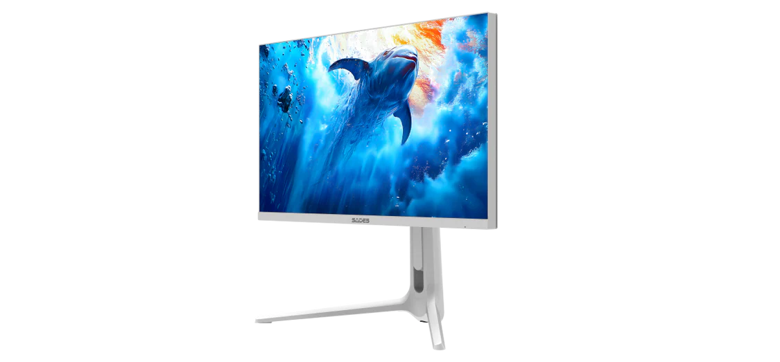 Sades RS-Dolphin SA-F01U27, 27" Dual mode: UHD (4K) 3840x2160 160Hz / FHD 320Hz, 0.5ms, HDMI 2.1, IPS Flat Gaming Monitor - White