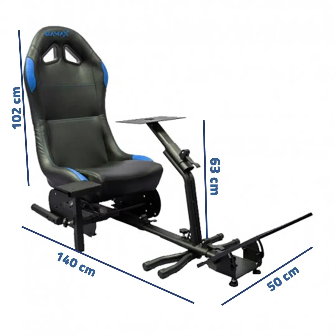 GAMAX Sporty Gaming Racing Seat – Red & Black + Flashfire  Suzuka Wheel