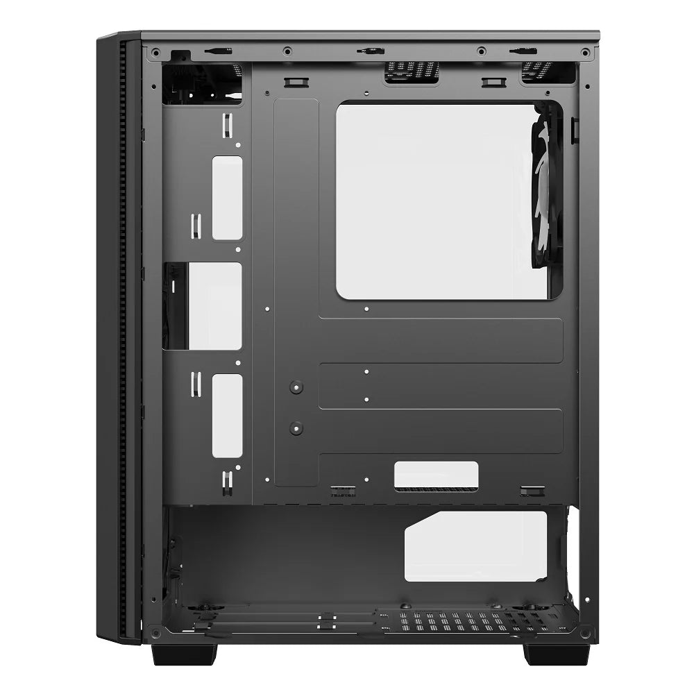 SHARX STRIKER ARGB - ATX PC Case With Front Mesh Panel, 4 x 120mm Pre-Installed Fans Model S-200, Black