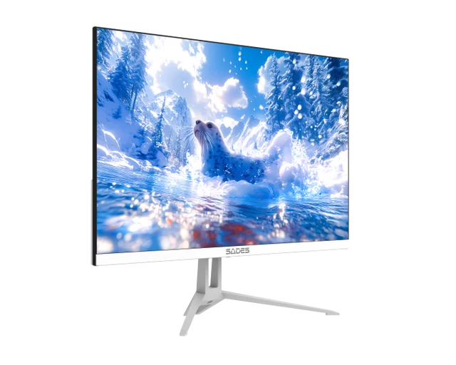 SADES SD-Seal SA-F05F22W V2 22" FHD, 144Hz Refresh Rate, 1ms Response Time, HDMI 2.1 Flat VA Gaming Monitor - White