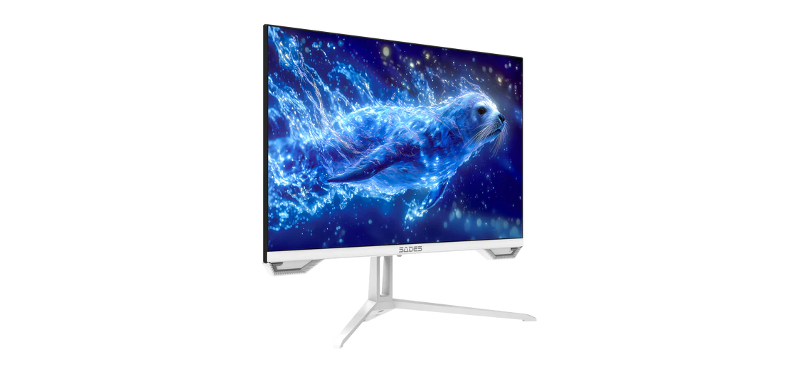 Sades SL-Sealion-24 SA-F01F24W, 24" FHD 1920x1080, 120Hz, 1ms, HDMI 2.1, IPS, Flat Gaming Monitor - White