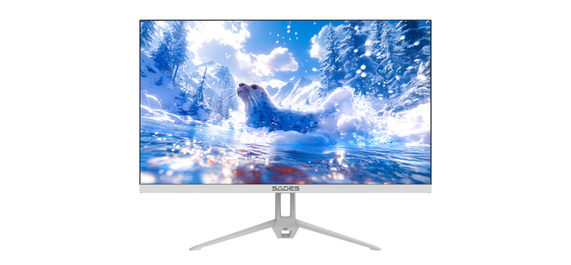 Sades ST-Seal SA-F01F22W, 22" FHD 1920x1080, 120Hz, 1ms, HDMI 2.1, IPS, Flat Gaming Monitor - White