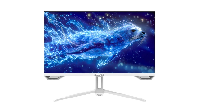 SADES SL-Sealion-27 PLUS SA-F05F27W 27" FHD, 180Hz Refresh Rate, 0.5 ms Response time, HDMI 2.1 Flat IPS Gaming Monitor - White