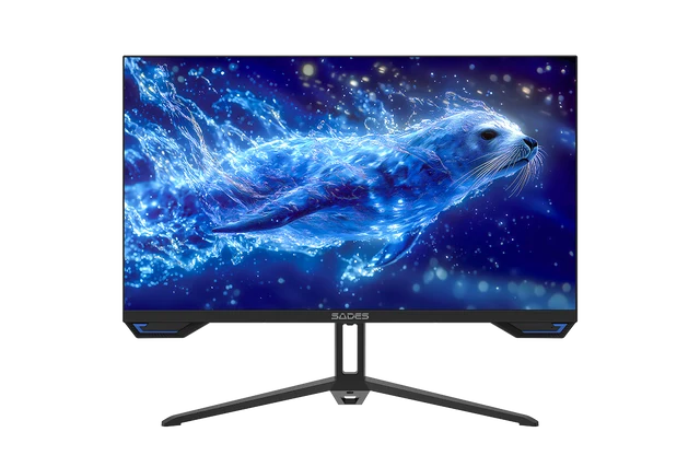 SADES SL-Sealion-27 PLUS SA-F05F27B 27" FHD, 180Hz, 0.5ms MPRT, HDMI 2.1 Flat IPS Gaming Monitor - Black