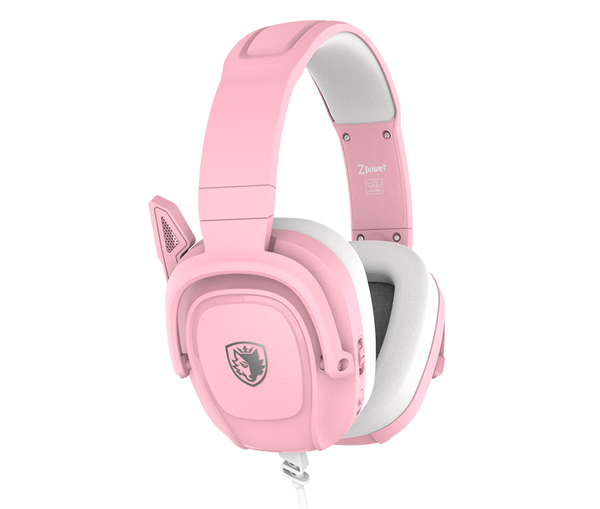 SADES Zpower Multiplatform Gaming Headset SA-732 - Pink