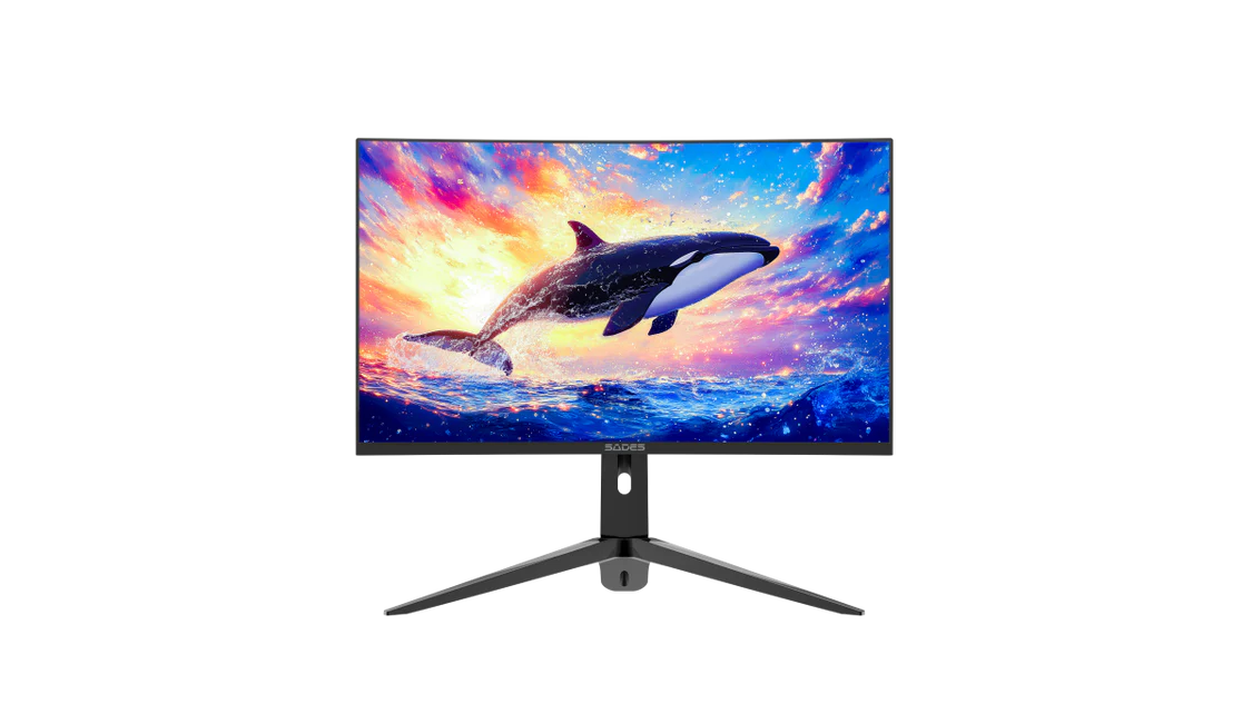 Sades KL-Whale SA-C01Q27B, 27" QHD (2K) 2560x1440, 180Hz, 1ms, HDMI 2.1, VA, Curved Gaming Monitor - Black