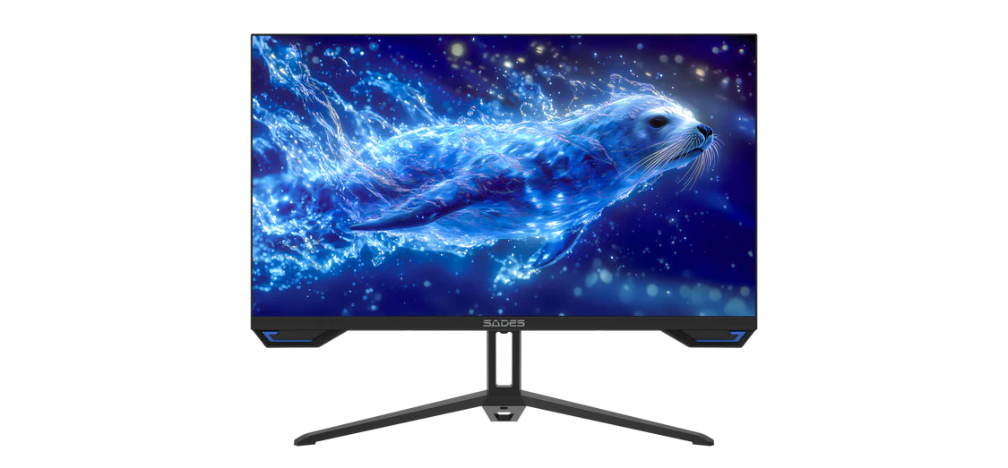 Sades SL-Sealion-27 SA-F01F27B, 27" FHD 1920x1080, 120Hz, 1ms, HDMI 2.1, IPS, Flat Gaming Monitor - Black