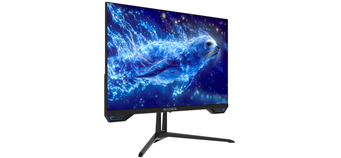 Sades SL-Sealion-27 SA-F01F27B, 27" FHD 1920x1080, 120Hz, 1ms, HDMI 2.1, IPS, Flat Gaming Monitor - Black