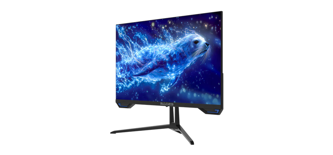Sades SL-Sealion-27 SA-F01F27B, 27" FHD 1920x1080, 120Hz, 1ms, HDMI 2.1, IPS, Flat Gaming Monitor - Black