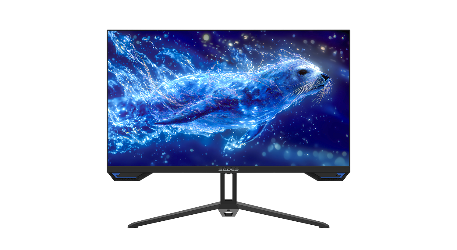 Sades SL-Sealion Pro SA-F04F24B, 24" FHD 1920x1080, 144Hz Refresh Rate, 1 ms Response time, HDMI 2.1, IPS, Flat Gaming Monitor - Black