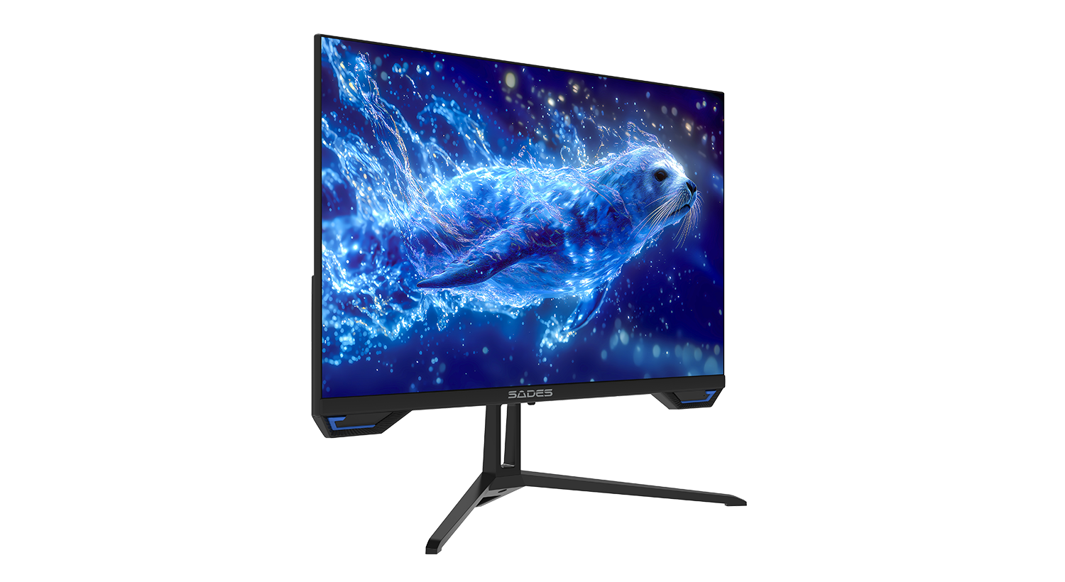 Sades SL-Sealion Pro SA-F04F24B, 24" FHD 1920x1080, 144Hz Refresh Rate, 1 ms Response time, HDMI 2.1, IPS, Flat Gaming Monitor - Black