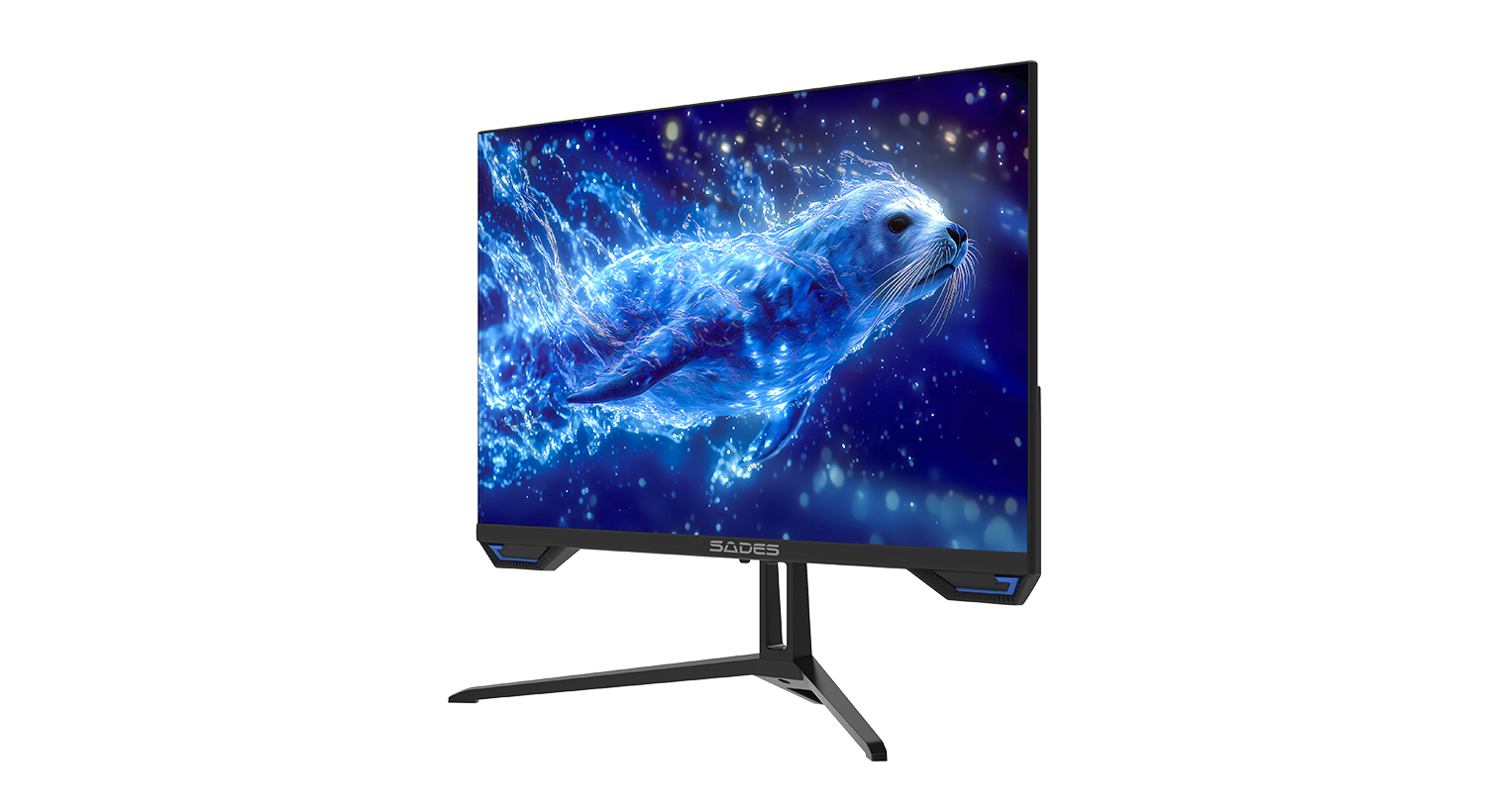 Sades SL-Sealion Pro SA-F04F24B, 24" FHD 1920x1080, 144Hz Refresh Rate, 1 ms Response time, HDMI 2.1, IPS, Flat Gaming Monitor - Black
